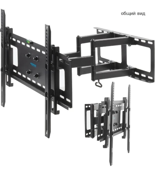 Кронштейн Kromax ATLANTIS-80 черный для LED/LCD телевизоров 32'-75', max 50 кг, настенный