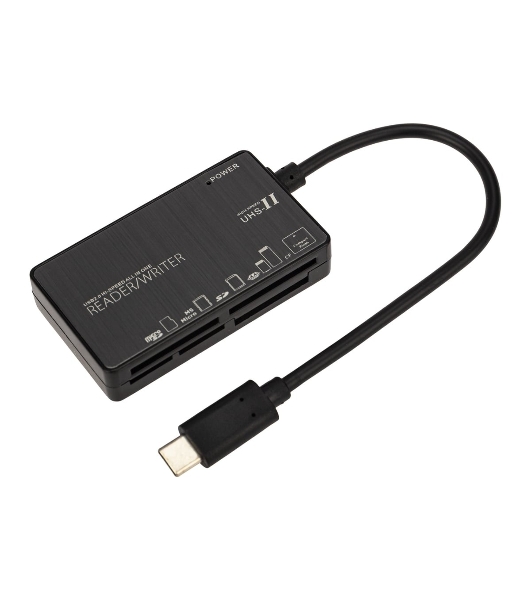 Кард-ридер Rexant 18-4118/черный/MS/MS PRODUO/M2/MMC/SD/microSD/microSDHC/microSDXC/USB Type-C/пластик