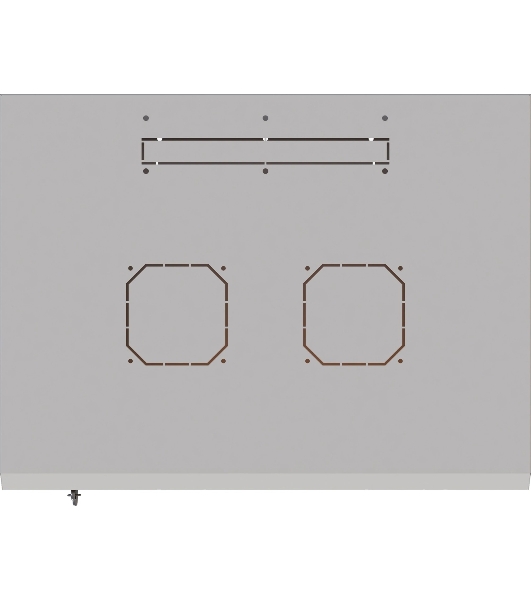 Шкаф коммутационный Suprlan (05-1060) настенный 6U 600x350 мм пер. дв. стекл направл. под закл. гайки 70 кг RAL 7035 285 мм 13.3 кг 360 мм