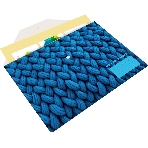 Конверт на кнопке Silwerhof FABRIC A4 пластик 0.25мм, фото2