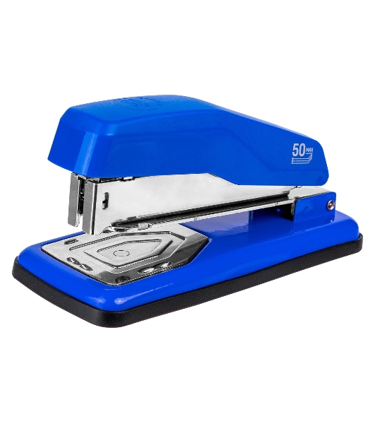 Степлер Deli E0414S/Blue 24/6 26/6 (25 листов) синий, 50 скоб, коробка