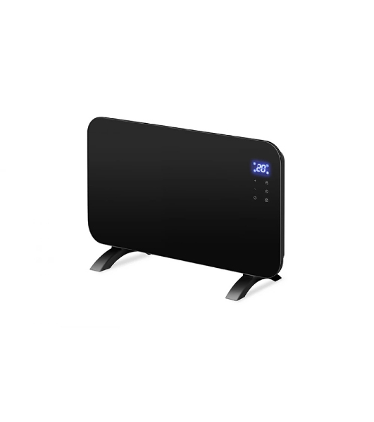 Конвектор электрический Neoclima AURA-1500B черный, 1500 Вт, 20 м2, электронный термостат, Wi-Fi