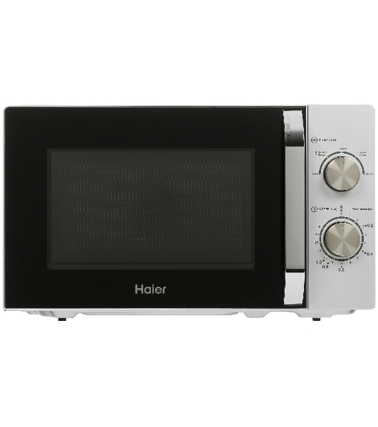 Микроволновая печь Haier HMB-MM208SA серебристый/черный, 20 л, 800 Вт, переключатели - поворотный механизм