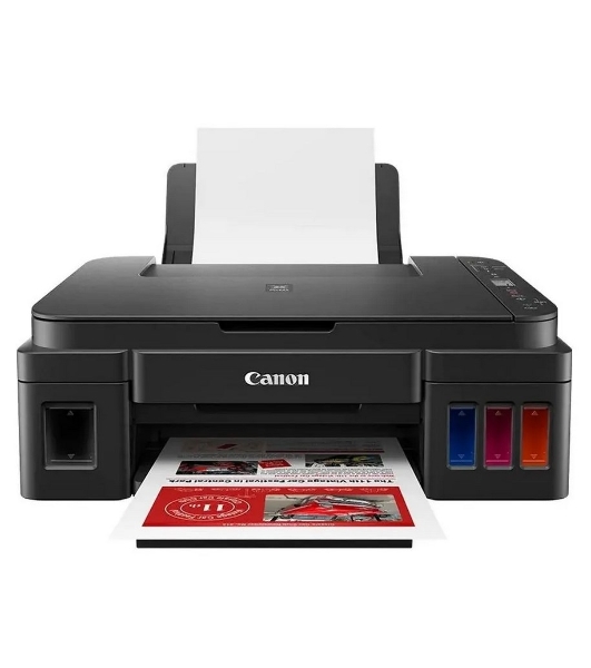 МФУ струйное Canon PIXMA G3416 (2315C052), А4, цветной, печ. 8.8 стр/мин. (ч/б) 5 стр/мин. (цвет), скан. до 3 стр/мин., 4800x1200 dpi (печать) 1200х600 dpi (скан.), USB, Wi-Fi