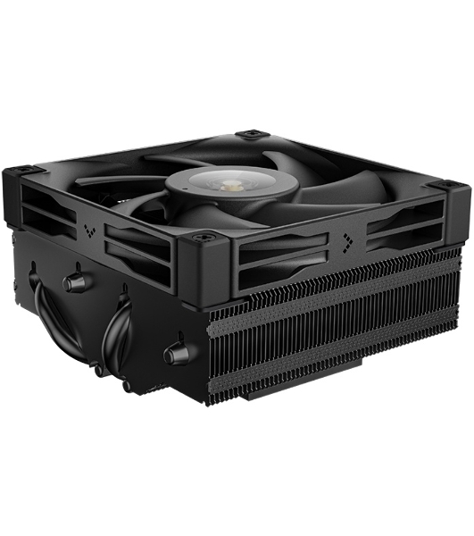 Кулер для процессора DEEPCOOL AN400 черный, 92 мм, алюминий/медь, 2950 об/мин, 23.2 дБ, 4 pin, 150 Вт, 52.5 мм