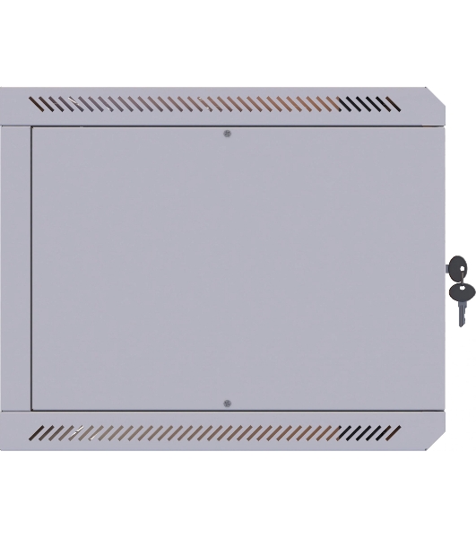Шкаф коммутационный Suprlan (05-1060) настенный 6U 600x350 мм пер. дв. стекл направл. под закл. гайки 70 кг RAL 7035 285 мм 13.3 кг 360 мм
