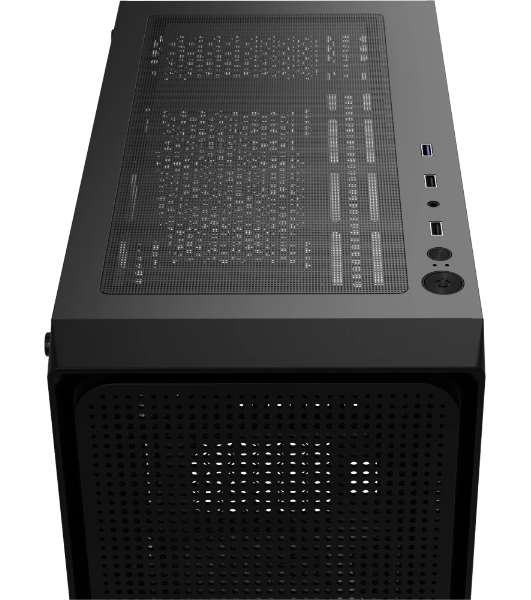 Компьютерный корпус Ocypus Gaммa C50 без БП черный (Gaммa-C50-BKG000XX-GL)