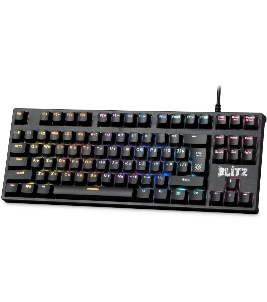Клавиатура проводная Defender Blitz GK-240L RU, USB, черный