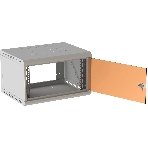 Шкаф коммутационный Suprlan (05-1060) настенный 6U 600x350 мм пер. дв. стекл направл. под закл. гайки 70 кг RAL 7035 285 мм 13.3 кг 360 мм, фото4