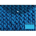 Конверт на кнопке Silwerhof FABRIC A4 пластик 0.25мм, фото 1
