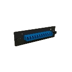 Модульная панель Hyperline, OS2 9/125, 12 х LC, Duplex 120х32, для FO-19BX, черный, фото 1