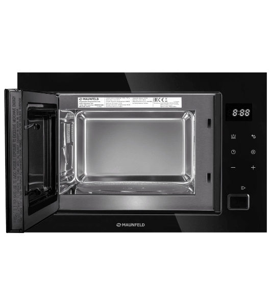 Микроволновая печь встраиваемая Maunfeld MBMO925SGb11 черный, 25 л, 1000 Вт, переключатели - сенсор