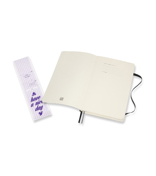Блокнот Moleskine CLASSIC SOFT EXPENDED QP616EXP Large 130х210 мм, 400 страниц, линейка, мягкая обложка, черный
