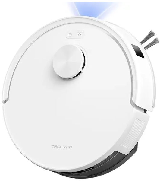 Робот-пылесос Trouver E20s Pro белый, 3200 мAч Li-Ion, уборка влажная/сухая, пылесборник контейнер 0.32 л