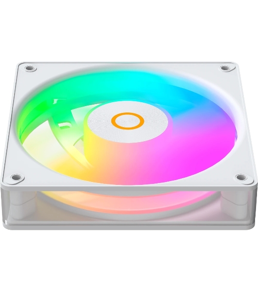 Вентилятор для корпуса Ocypus Gaммa F12 Elite WH ARGB, 120x120x25мм, 4-PIN PWM, 600-1800 RPM, 26 DBA MAX, HYDRO BEARING