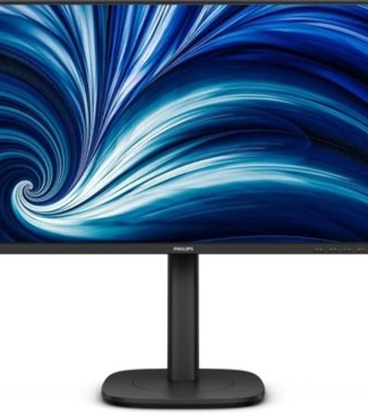 Монитор 23.8' Philips 24B2N3200J/00 IPS 1920x1080, 120 Гц, 4 мс (GtG), 16:9, 300 кд/м², VGA, HDMI 1.4, DP 1.2, USB Hub (4×USB-A + 1×USB-B), 3.5 Jack, динамики (2×2 Вт), HDR10, черный