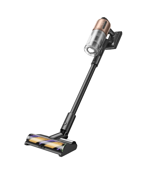 Пылесос вертикальный Dreame Cordless Vacuum Cleaner Z20AquaCycle Station черный/золотистый, питание от аккумулятора, 250 Вт, уборка влажная/сухая, пылесборник 0.6 л