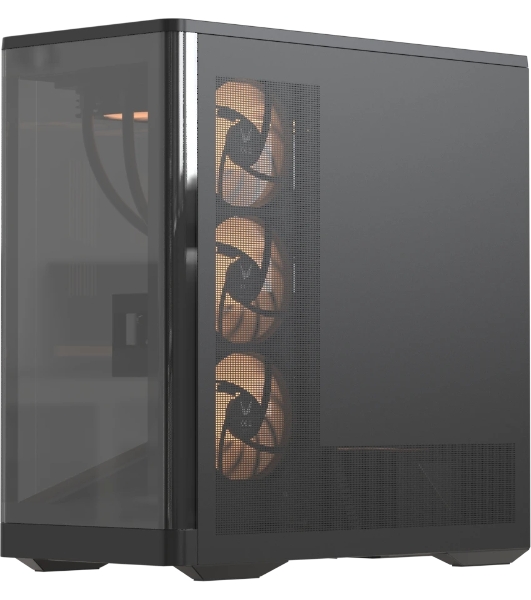 Компьютерный корпус Formula V Line Crystal U9 PA Black, ATX, TYPE-C*1, USB3.0*2, Curved Glass, SIDE 3x PERFORMANCE ARGB, REAR 1x PERFORMANCE ARGB