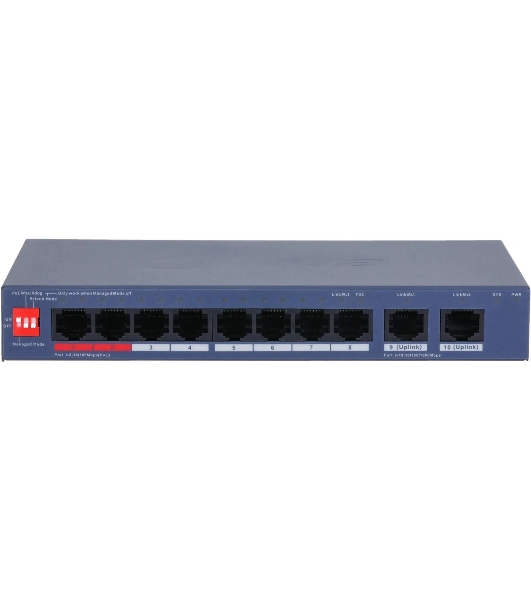 Коммутатор Dahua DH-CS4010-8ET2GT-110, 2×1 Гбит/с, управляемый