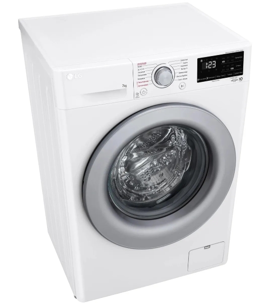 Стиральная машина LG F2V3HS4W белый, загрузка фронтальная 7 кг, 1200 об/мин., класс: A