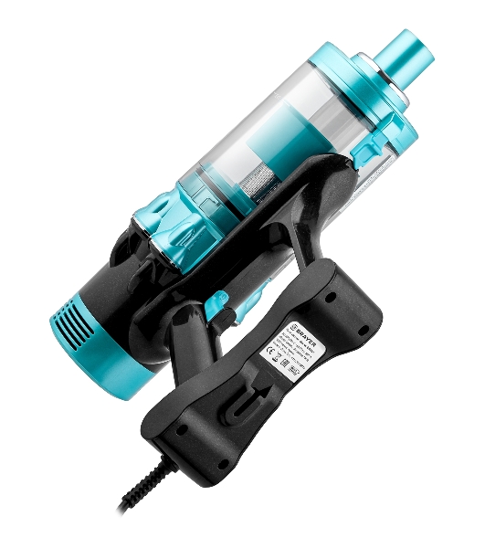 Пылесос вертикальный BRAYER BR4271 голубой, питание от сети, 185 Вт, уборка сухая, пылесборник 0.8 л