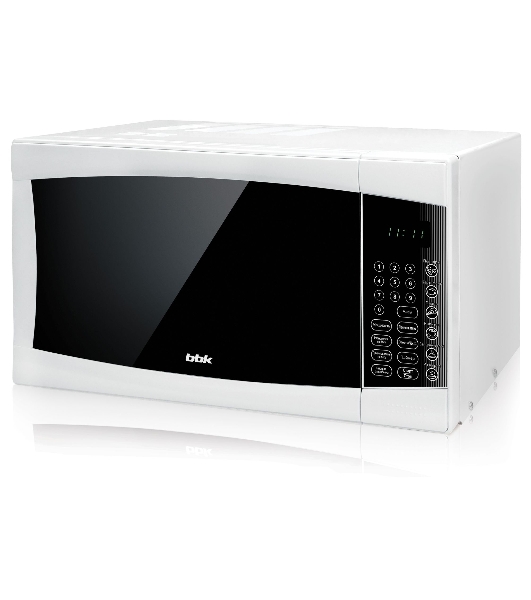 Микроволновая печь BBK 23MWS-915S/W белый, 23 л, 900 Вт, переключатели - сенсор