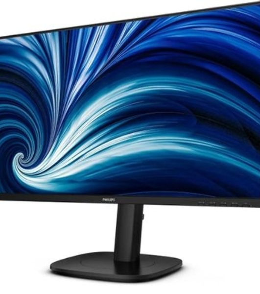 Монитор 23.8' Philips 24B2N3200J/00 IPS 1920x1080, 120 Гц, 4 мс (GtG), 16:9, 300 кд/м², VGA, HDMI 1.4, DP 1.2, USB Hub (4×USB-A + 1×USB-B), 3.5 Jack, динамики (2×2 Вт), HDR10, черный