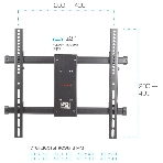 Кронштейн для телевизора Arm Media PARAMOUNT-40 черный 26'-65' макс.50кг настенный поворот и наклон, фото5