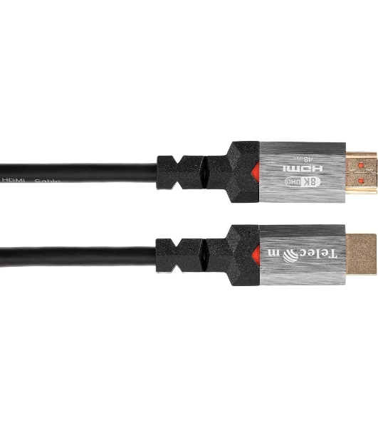 Кабель Telecom HDMI 19M/M,ver. 2.1, 8K@60 Hz 2m метал разъемы