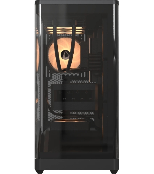 Компьютерный корпус Formula V Line Crystal U9 PA Black, ATX, TYPE-C*1, USB3.0*2, Curved Glass, SIDE 3x PERFORMANCE ARGB, REAR 1x PERFORMANCE ARGB