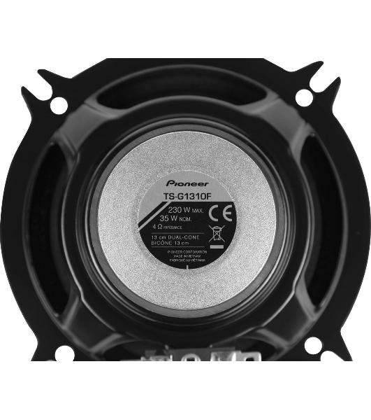Колонки автомобильные Pioneer TS-G1310F 4Ом 13см (5дюйм) (ком.:2кол.) коаксиальные однополосные