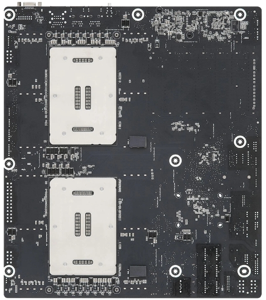 Серверная материнская плата ASRock SP2C741D16X-2T, 2xLGA4677, Intel C741, 16xDDR5, 13xSATA, 1xM.2, 6xPCIe 5.0 x16, 1xPCIe 5.0 x8, 1xVGA, 2x10Gb LAN, IPMI, 2xUSB-A 2.0, EEB