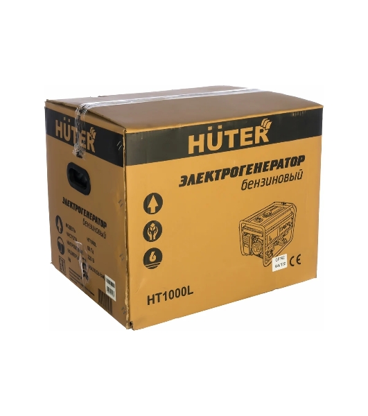Электрогенератор бензиновый Huter HT1000L, 1.1 кВт, 65 дБ, 24.2 кг