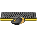 Комплект клавиатура+мышь A4Tech FStyler F1110 Bumblebee проводной, USB, 1200 DPI, жёлтый/чёрный, фото2