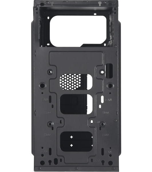 Компьютерный корпус KingPrice KPCC-MN210 черный без БП mATX 1x80мм 2x120мм 2xUSB 2.0 audio