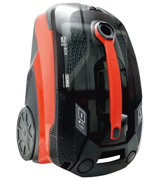 Пылесос моющий Thomas WAVE XT AQUA-BOX красный/черный, 320/1600 Вт, уборка влажная/сухая, пылесборник аквафильтр 2.6 л