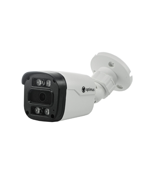 Видеокамера Optimus AHD-H015.0(2.8)MF 5Мп цилиндрическая LED-20м встроенный микрофон (2.8мм)