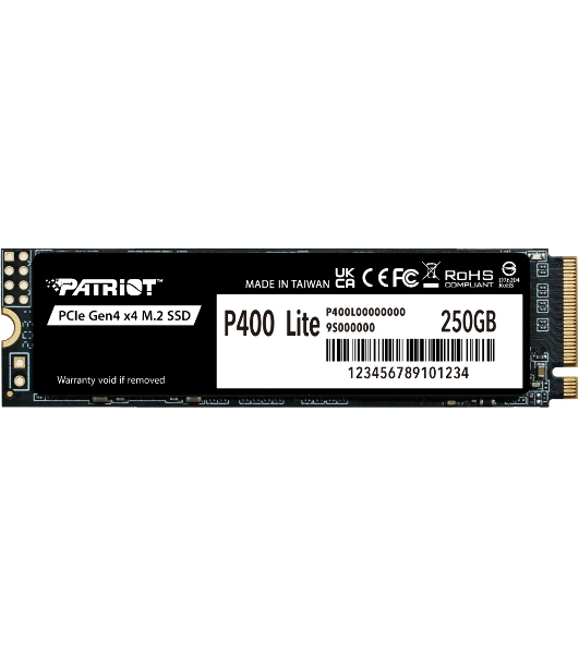 Накопитель SSD M.2 2280 PCIE 250Gb P400 Lite PATRIOT P400LP250GM28H