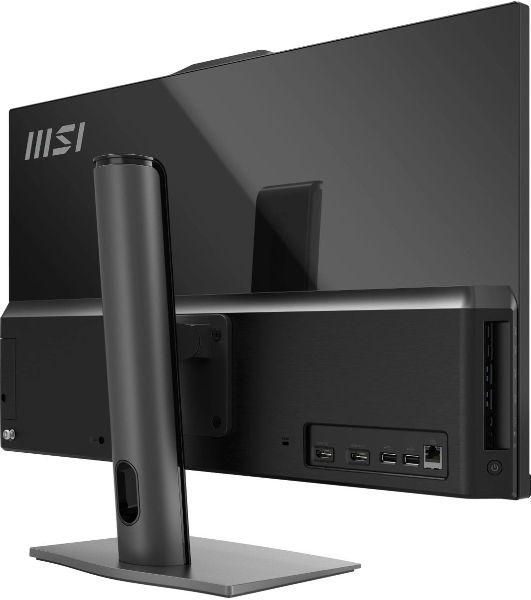 Моноблок MSI Modern AM272P 1M AiO 27' FHD (1920x1080)IPS AG Non-touch, Core i3-100U (1.2GHz), 8Gb DDR5(1x8Gb),512Gb SSD M.2,Intel UHD,WiFi,BT,camera,WirelessKB&mouse Eng/Rus,NoOS,1y w-ty,черный (9S6-AF8231-1033)