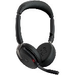 Гарнитура Jabra Evolve2 65 Flex чёрный, беспроводная, Bluetooth, до 32 ч, фото 1