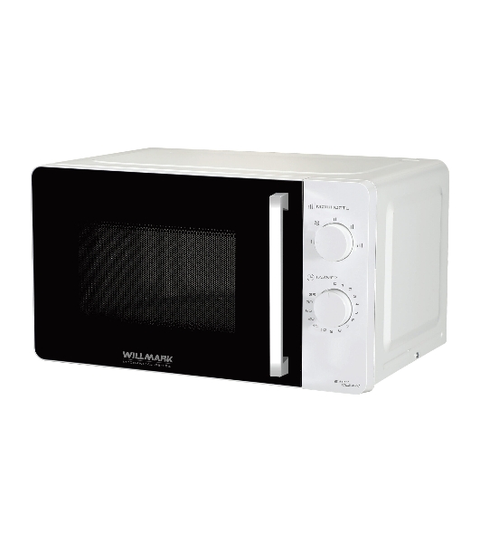 Микроволновая печь Willmark WMO-281XW белый, 20 л, 700 Вт, переключатели - поворотный механизм