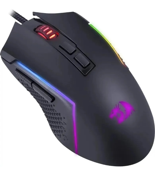 Мышь проводная Redragon Trident Lite черный, 8000 dpi, USB, кнопки - 7