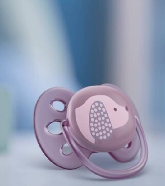 Пустышка Philips Avent ultra soft, собачка, 6-18 мес., 1 шт.