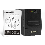 Источник бесперебойного питания ExeGate Power NB-800.LED.AVR.2SH (800VA/480W, LED, AVR, 2*Schuko, батарея 12V 9Ah, Black), фото2
