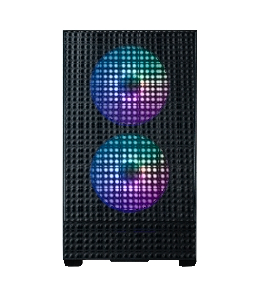 Компьютерный корпус ZALMAN P30 AIR, MATX, BLACK, WINDOW, 2xCombo (3.5'' or 2.5''), 3x2.5', 1xUSB TYPE-C, 1xUSB3.0, FRONT 2x140мм ARGb, REAR 1x140мм ARGb