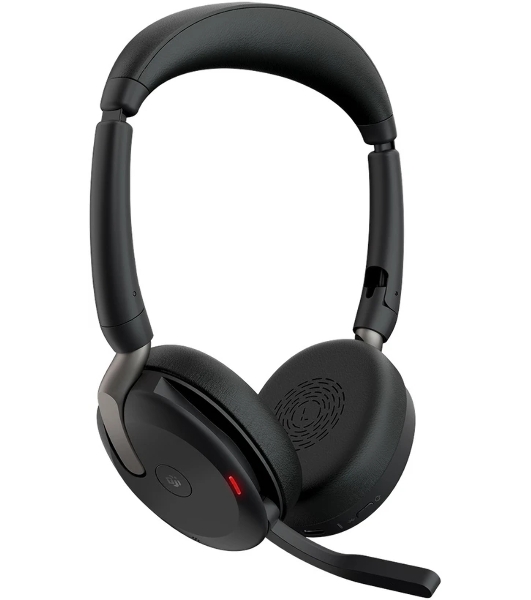 Гарнитура Jabra Evolve2 65 Flex чёрный, беспроводная, Bluetooth, до 32 ч