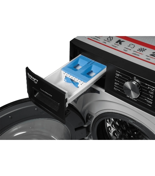 Стиральная машина Kraft TCH-HD8586SW белый, загрузка фронтальная 8 кг, 1400 об/мин, класс A+++