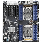 Серверная материнская плата ASRock SP2C741D16X-2T, 2xLGA4677, Intel C741, 16xDDR5, 13xSATA, 1xM.2, 6xPCIe 5.0 x16, 1xPCIe 5.0 x8, 1xVGA, 2x10Gb LAN, IPMI, 2xUSB-A 2.0, EEB, фото 1