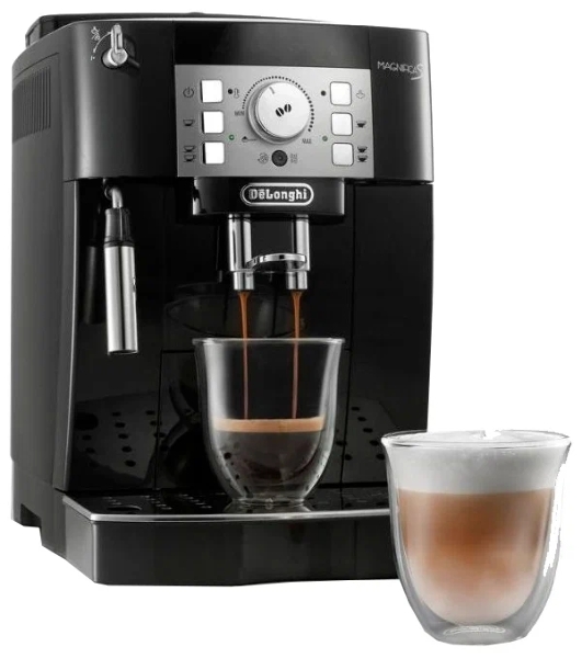 Кофемашина автоматическая DeLonghi ECAM 22.114B черный, исп. кофе - молотый/зерновой, 1.8 л, 1450 Вт, 15 бар