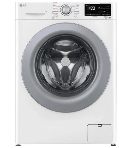 Стиральная машина LG F2V3HS4W белый, загрузка фронтальная 7 кг, 1200 об/мин., класс: A